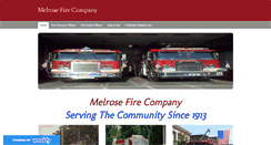 Desktop Screenshot of melrosefire.net
